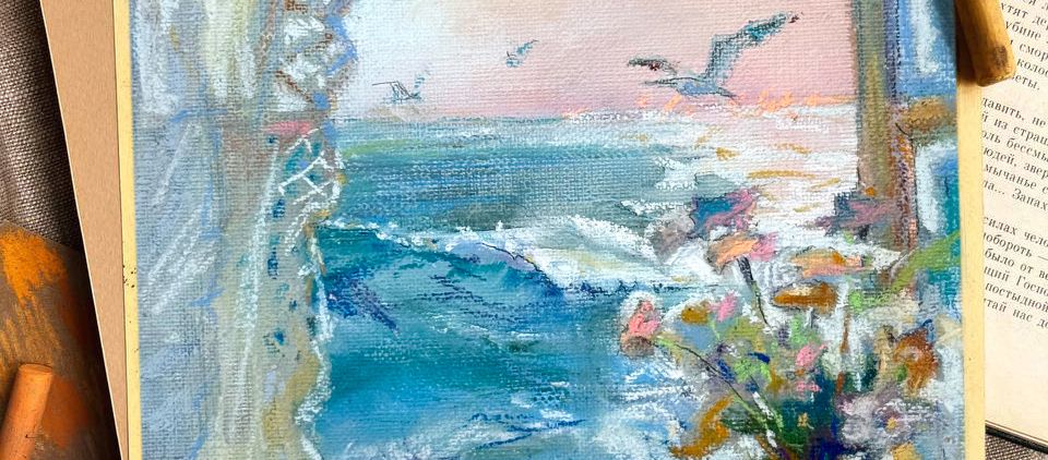 мастер-класс по живописи пастелью «Кружевное утро»