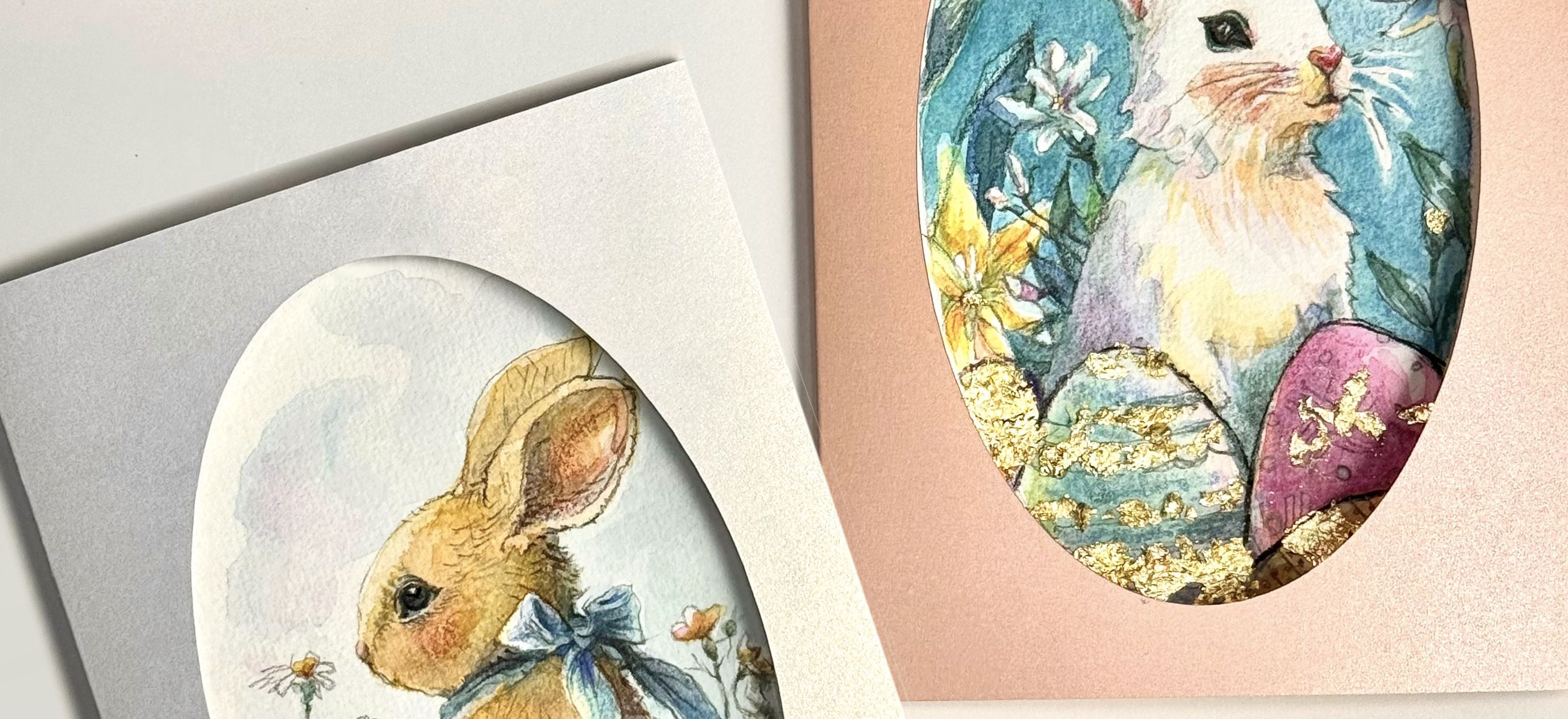 мастер-класс по живописи акварель «Пасхальные открытки»