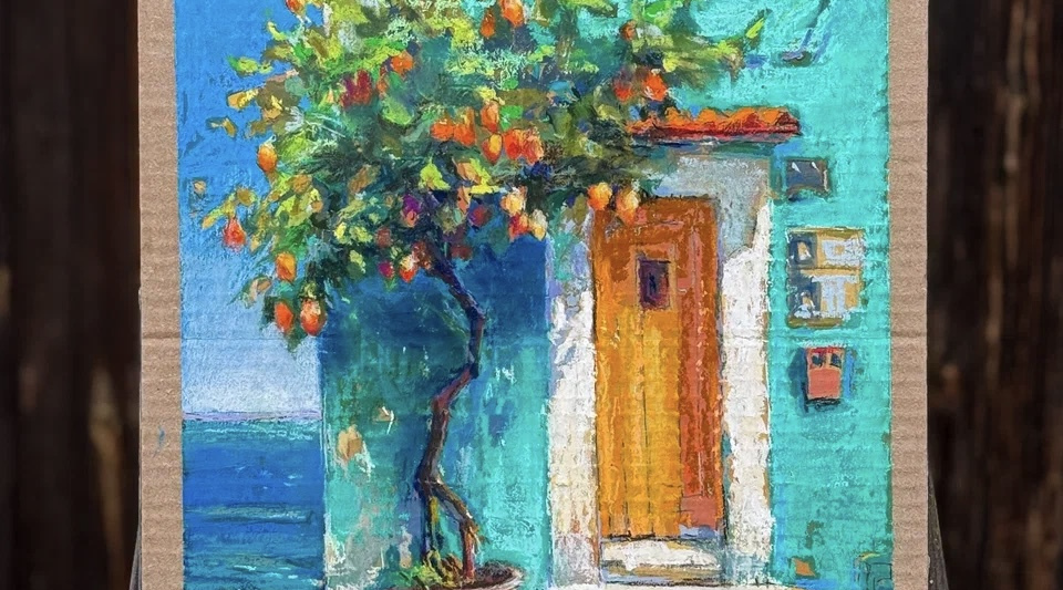 мастер-класс по живописи пастелью «Мечта о солнце»