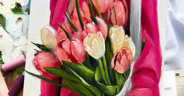 мастер-класс по живописи пастелью «Для тебя»