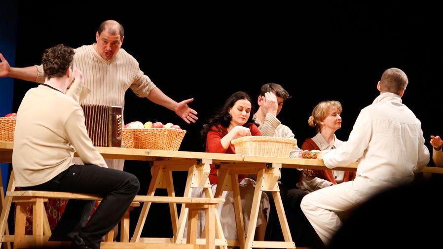 спектакль «Пролётный гусь» в МХТ им. А. П. Чехова