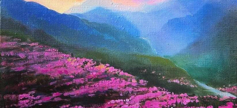 мастер-класс по живописи акрилом «Горизонт мечты»