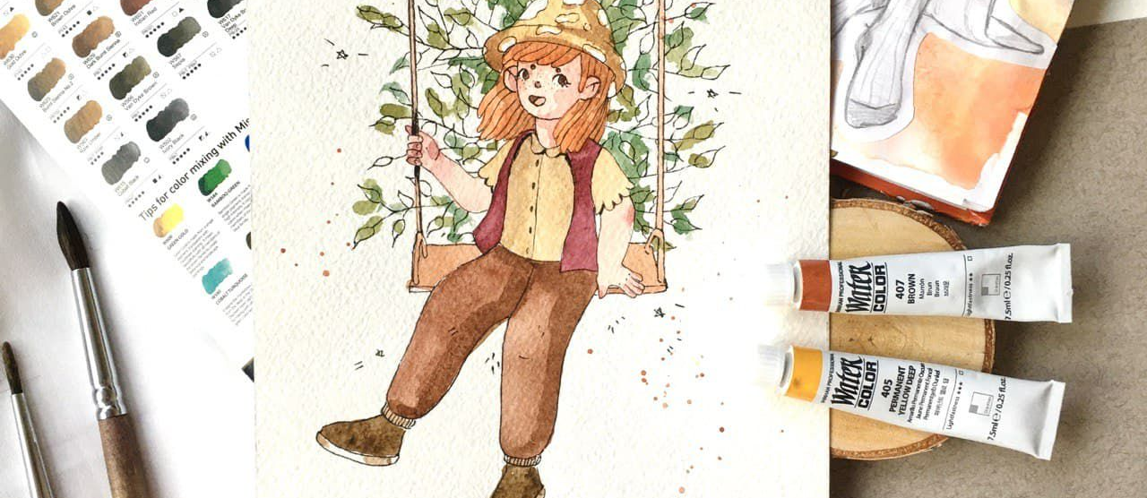 курс «Книжная иллюстрация» в студии рисования «Возьми кисть»