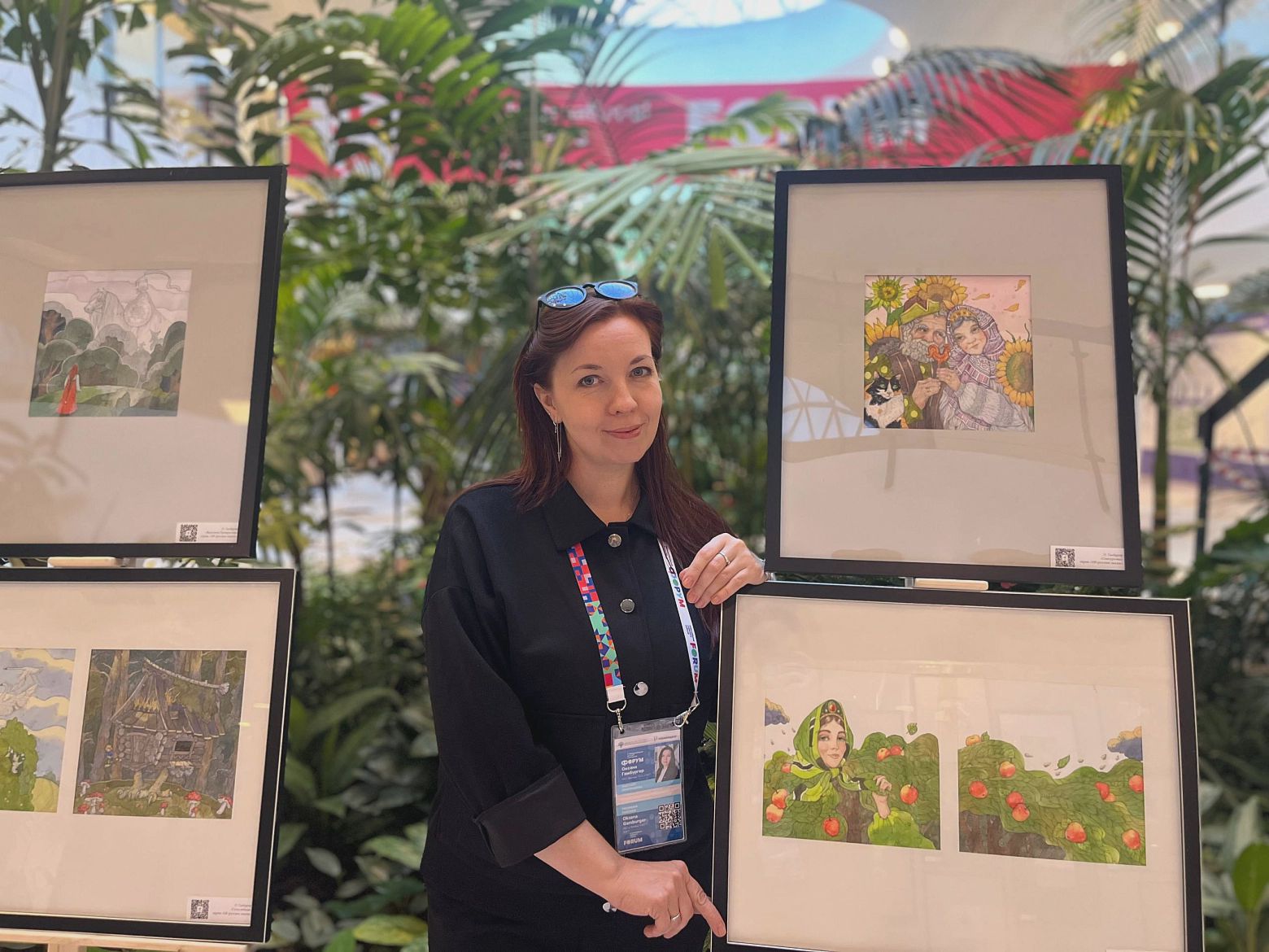 Выставка «Мир русской сказки в иллюстрациях Оксаны Гамбургер» фото 1