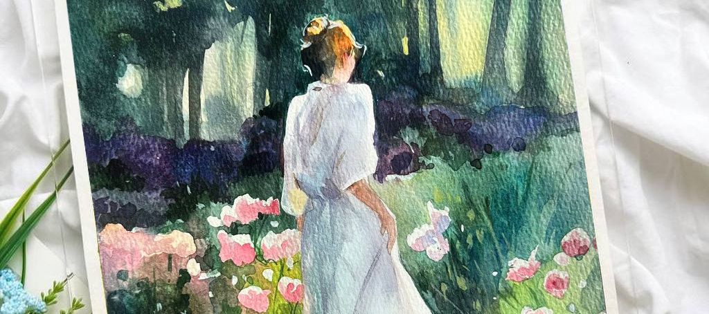 мастер-класс по живописи акварелью «Утренняя прогулка»