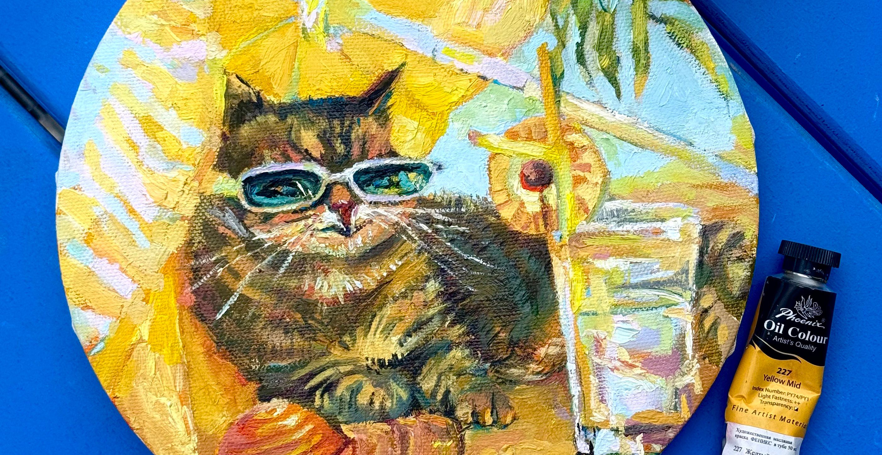 мастер-класс по живописи маслом «Нирвана»
