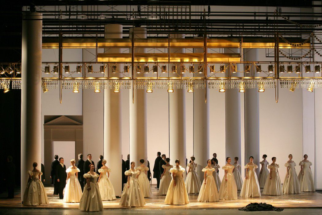 спектакль «Евгений Онегин» в Театре имени К. С. Станиславского и Вл. И. Немировича­-Данченко