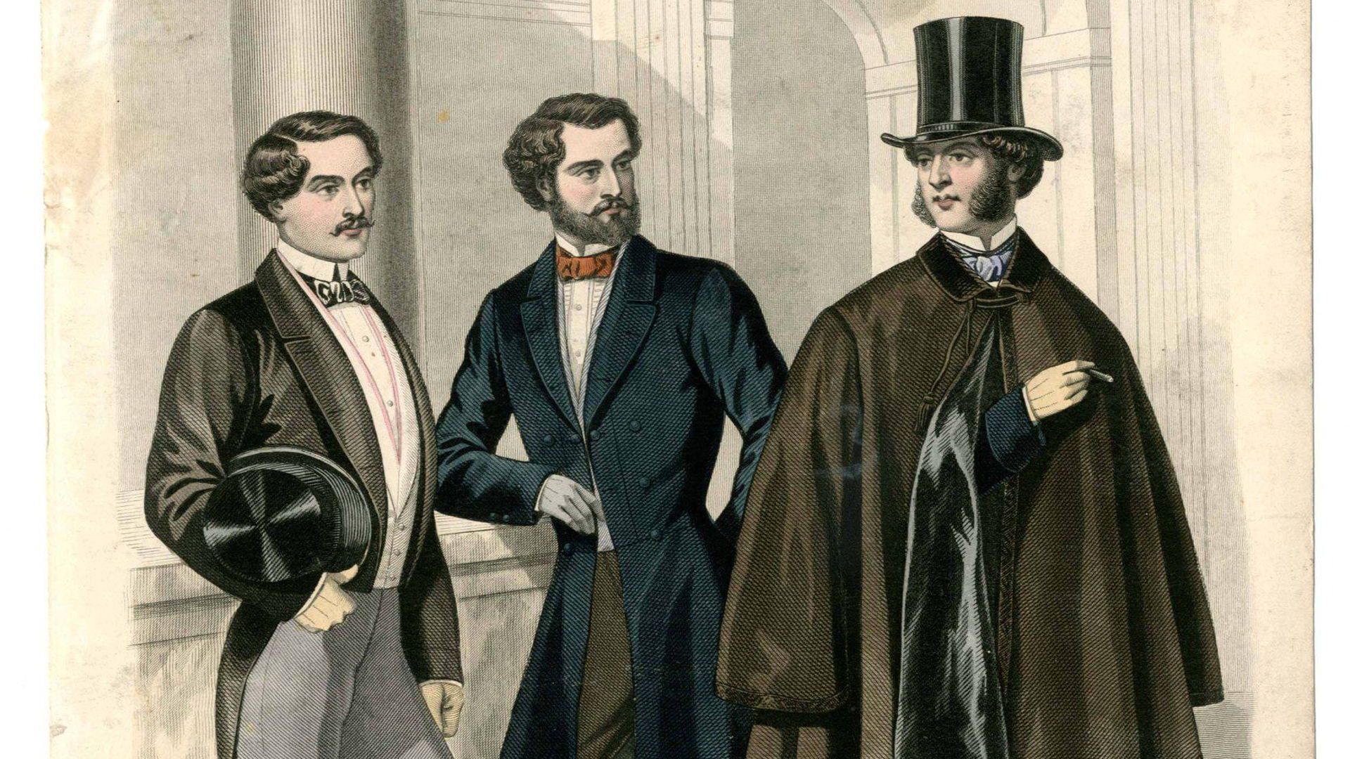 лекция «Мужская мода XIX века: от фрака к классическому костюму»