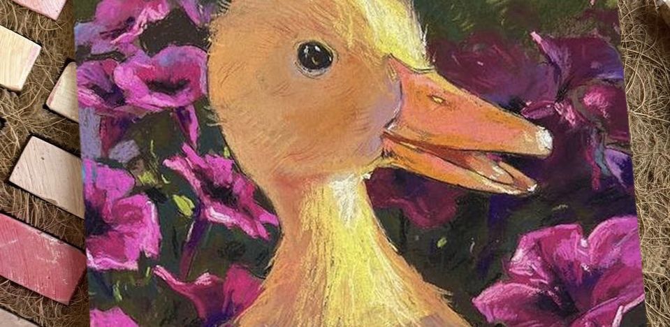 мастер-класс по живописи пастелью «В цветах»