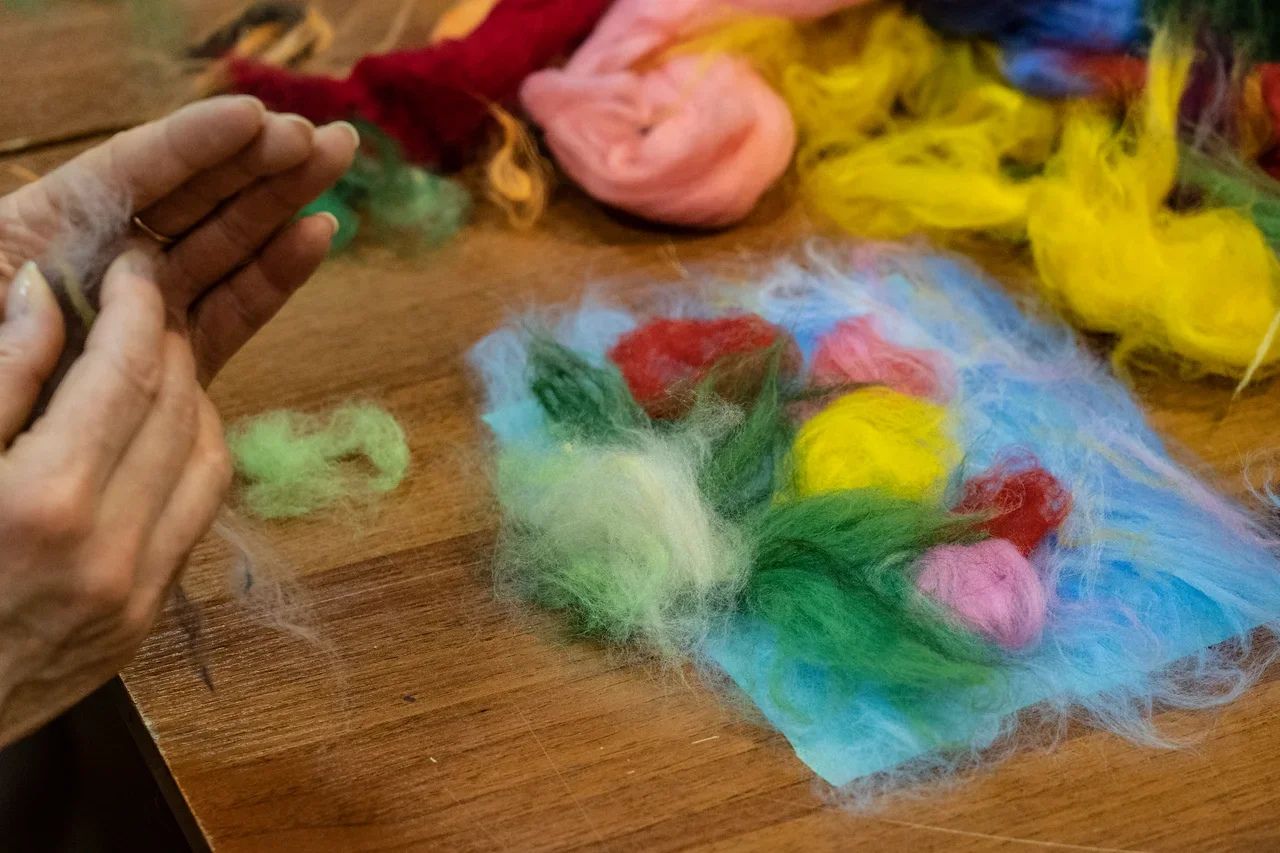 мастер-класс «Пушистая акварель»