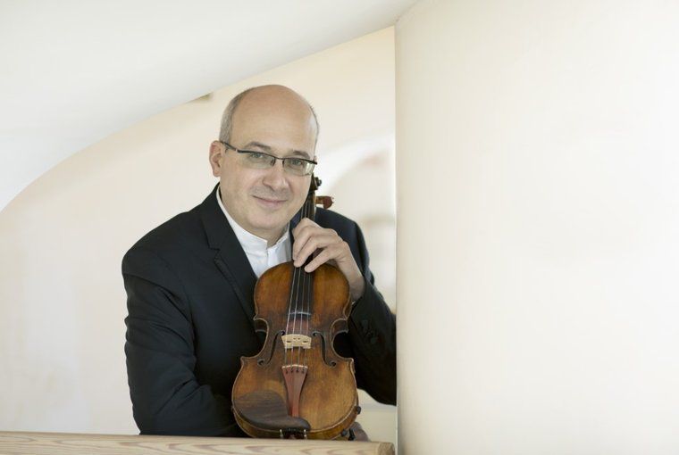 концерт «Сонаты Баха. А. Лундин, скрипка, В. Мягкова, фортепиано»