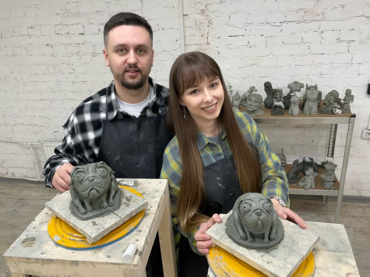 мастер-класс по скульптуре в студии «Объём»