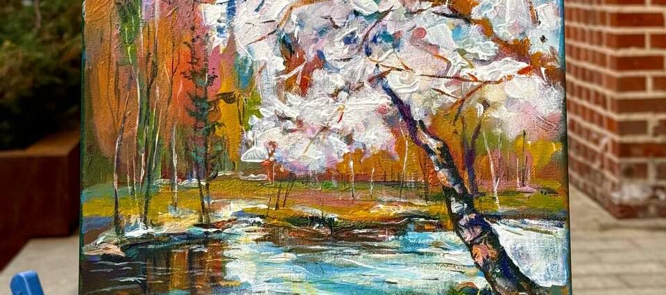 мастер-класс по живописи акрилом «Пробуждение»