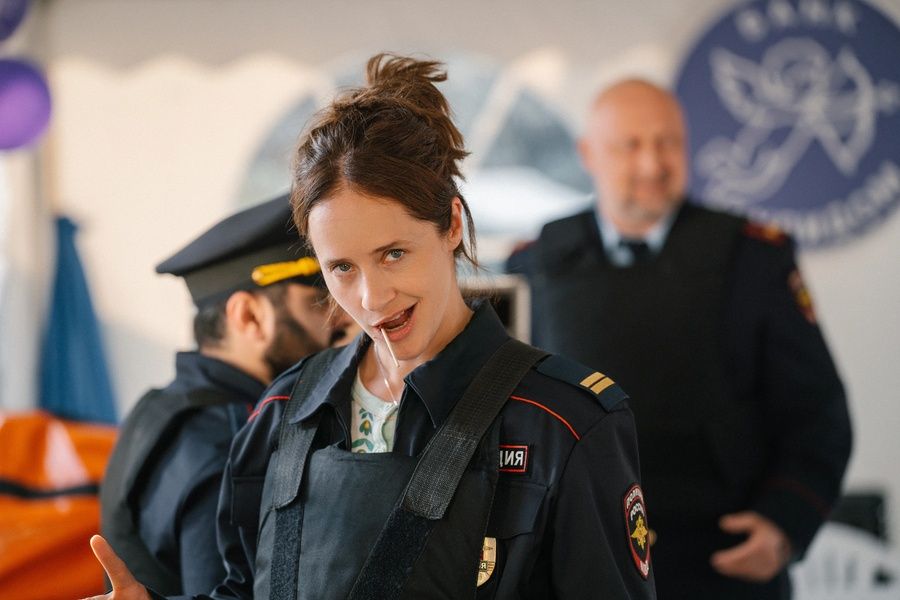 Кадр со съёмок сериала «Почти настоящий детектив»