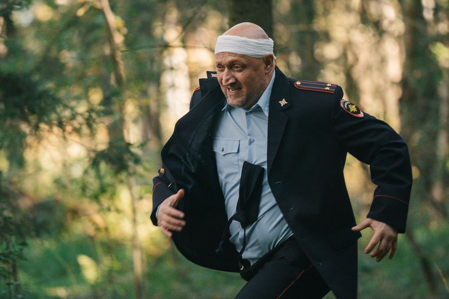 Кадр со съёмок сериала «Почти настоящий детектив»