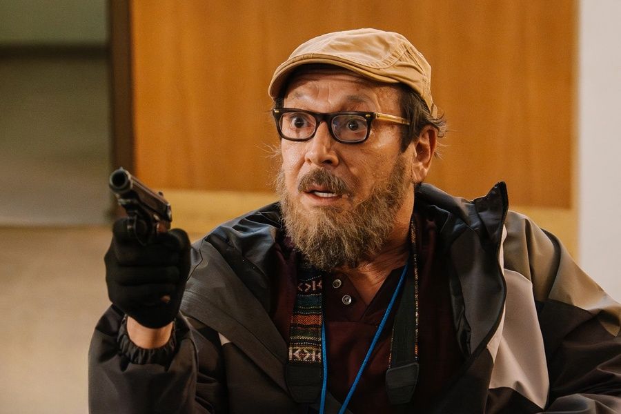 Кадр со съёмок сериала «Почти настоящий детектив»