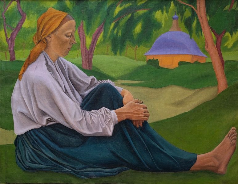 Магда Нахман. Крестьянка. 1916