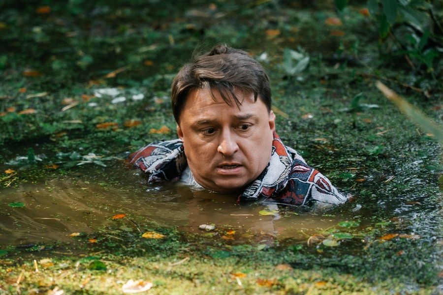 Кадр со съёмок сериала «Почти настоящий детектив»