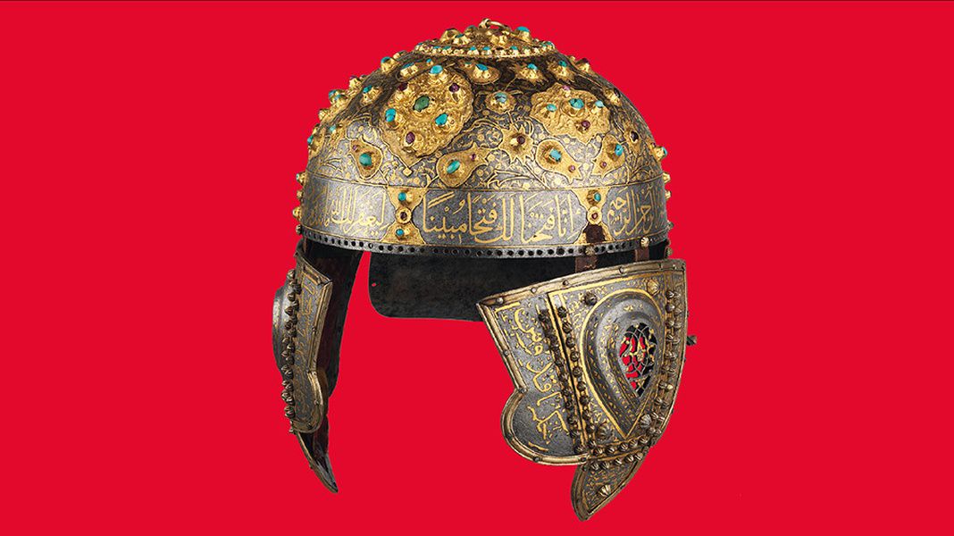 Шлем из булатной стали